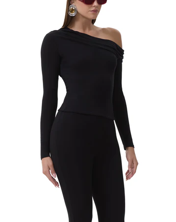 Asymmetrical Neckline Top