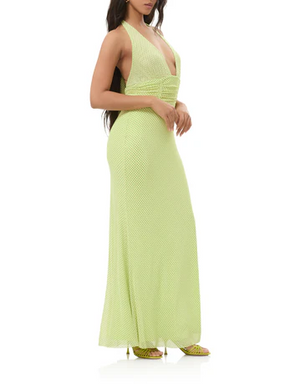 Citrus Pin Dot Dress