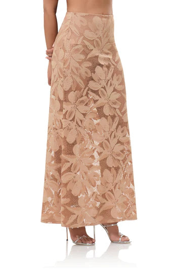 Floral Crochet Lace Skirt