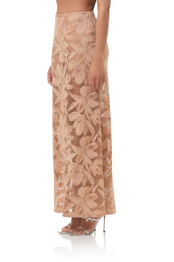 Floral Crochet Lace Skirt